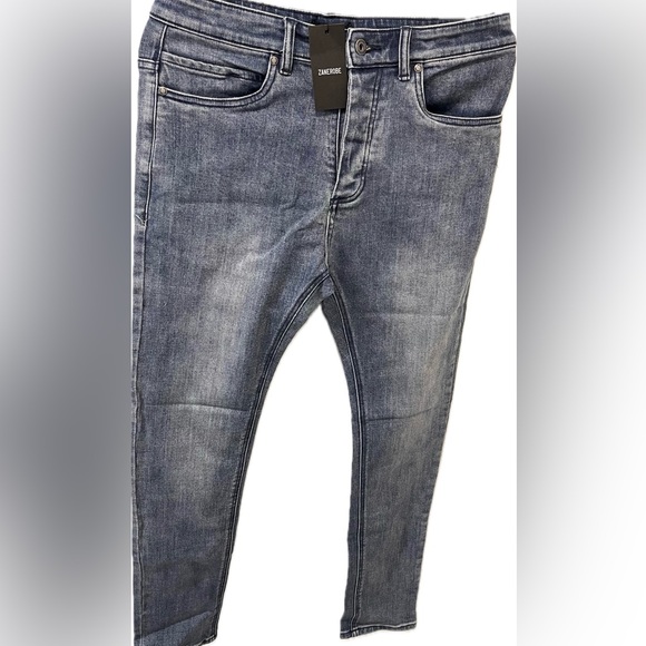 *NWT* Zanerobe - Joe Blow Worker Blue Denim Jeans in Size Mens 30 - Picture 3 of 16